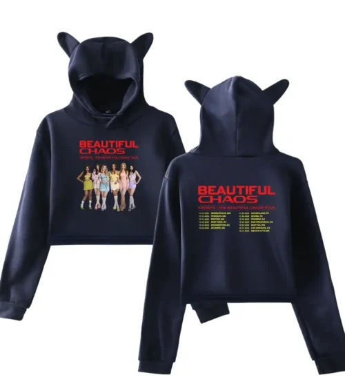 Katseye Beautiful Chaos Cropped Hoodie #1