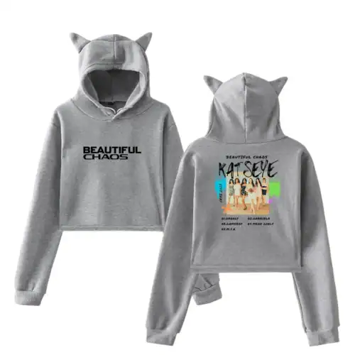 Katseye Beautiful Chaos Cropped Hoodie #2
