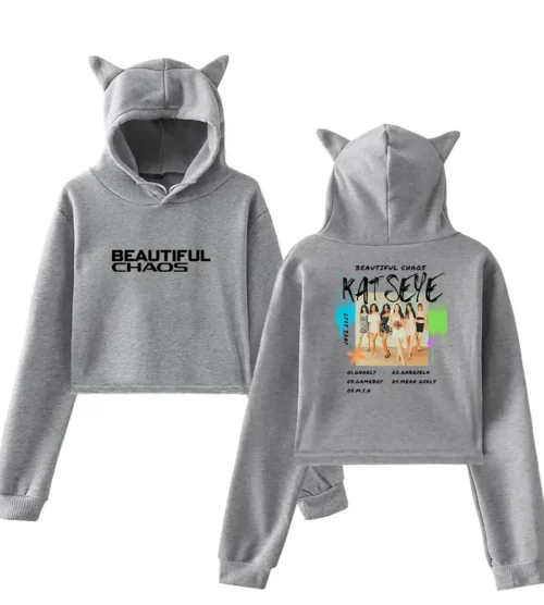 Katseye Beautiful Chaos Cropped Hoodie #2