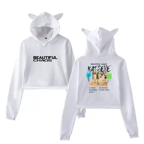 Katseye Beautiful Chaos Cropped Hoodie #2