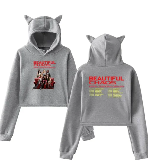 Katseye Beautiful Chaos Cropped Hoodie #3