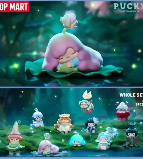 POP MART Pucky Sleeping Forest Series Blind Box Toys