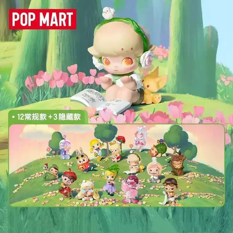 Pop mart kpop merch collectible figurines collection playful cute characters wide variety of designs.