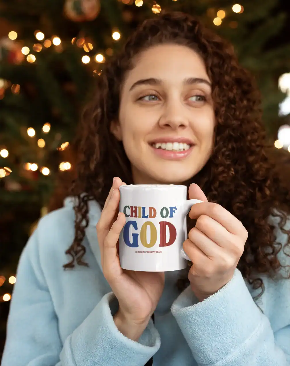 Child of God mug, Christian coffee cup, religious home decor, faith quote ceramic mug, spiritual gift item.