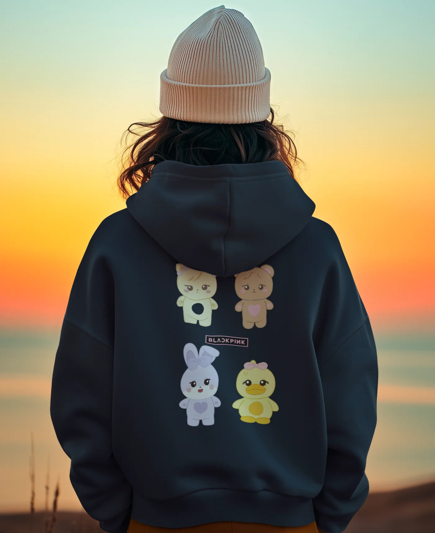 Blackpink Characters Hoodie #1