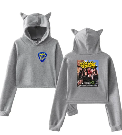 Aespa Cropped Hoodie #2