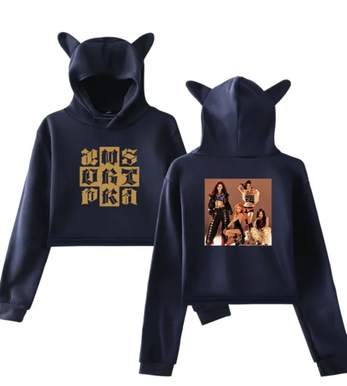 Aespa Cropped Hoodie #4