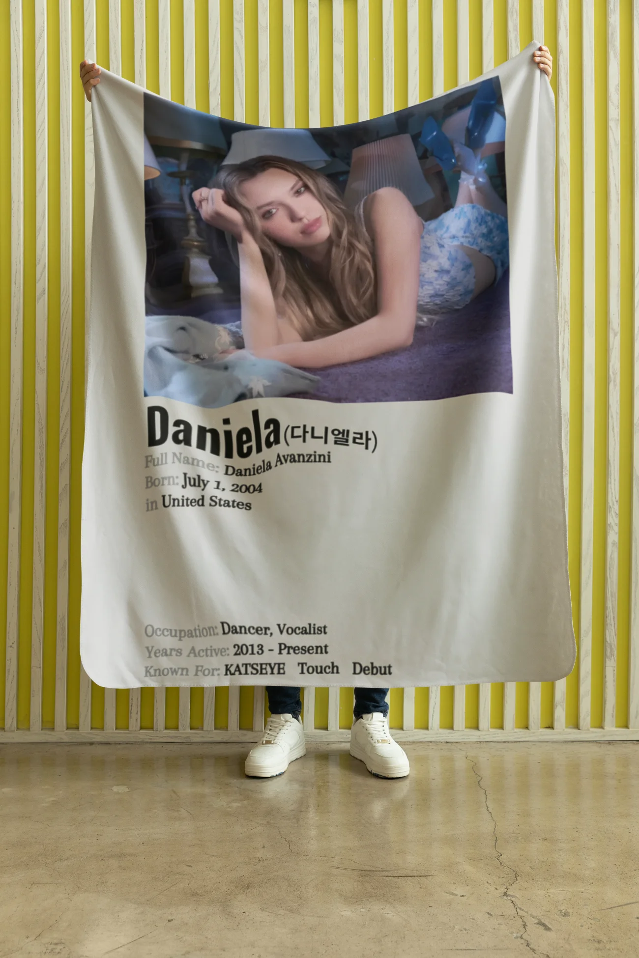 Katseye Daniela Blanket #1 - Image 2