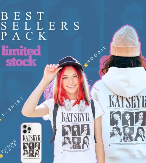 Katseye Best Sellers Pack: Hoodie + T-Shirt + Case