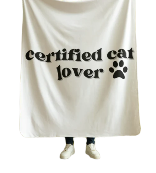 Certified Cat Lover Blanket #29