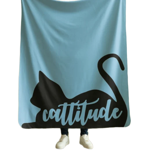 Cattitude Blanket #43