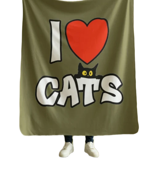 I ❤️Cats Blanket #56