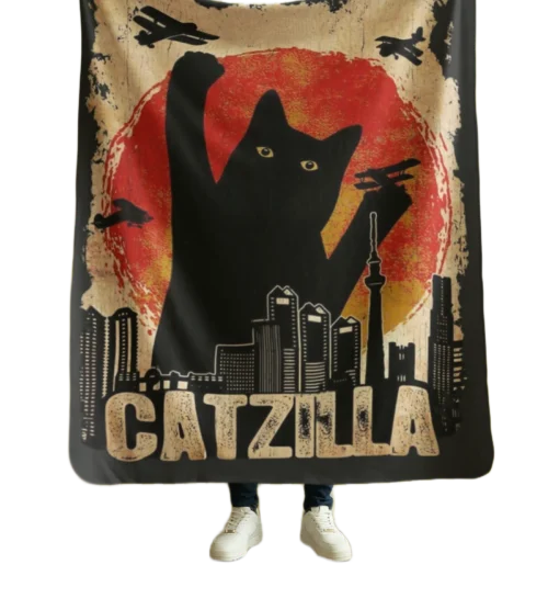 Void Cat Catzilla Blanket #1