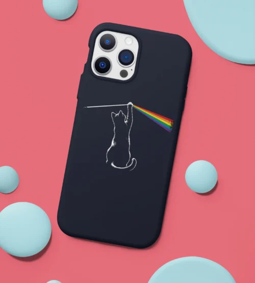 Pink Floyd Void Cat Phone Case #1