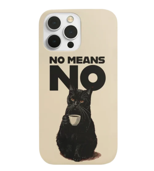 No means NO Void Cat Phone Case #11