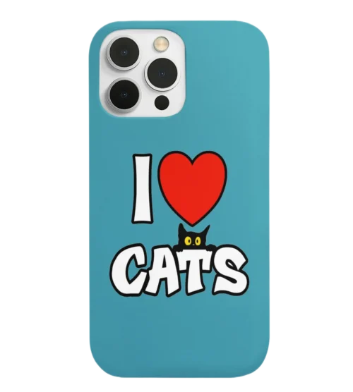 I ❤️ Cats Void Cat Phone Case #51