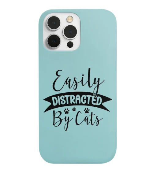 Easily Distracted by Cats Void Cat Phone Case #16