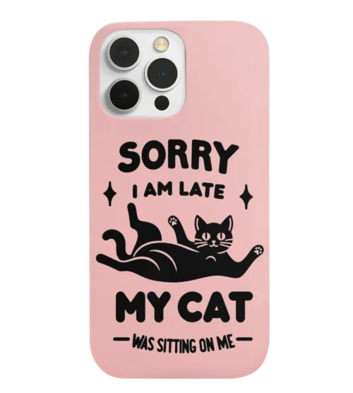 Sorry i’m late.. Void Cat Phone Case #22