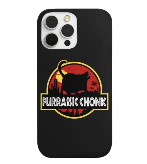 Purrassic Chonk Void Cat Phone Case #23