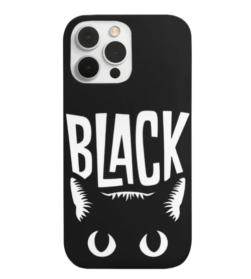 BLACK Void Cat Phone Case #38