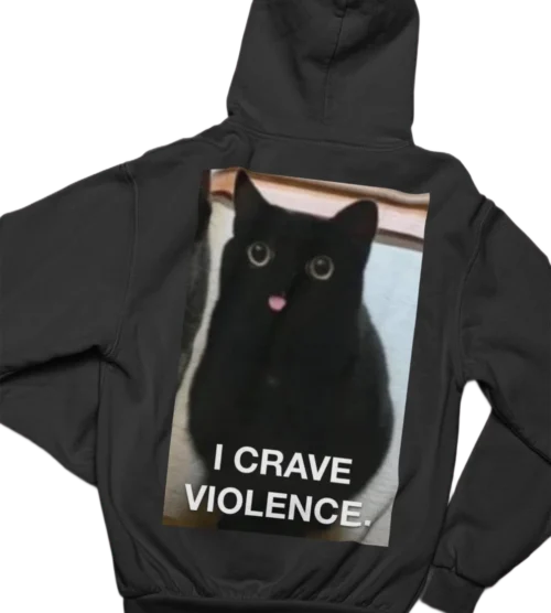 Void Cat “Violence” Hoodie #47