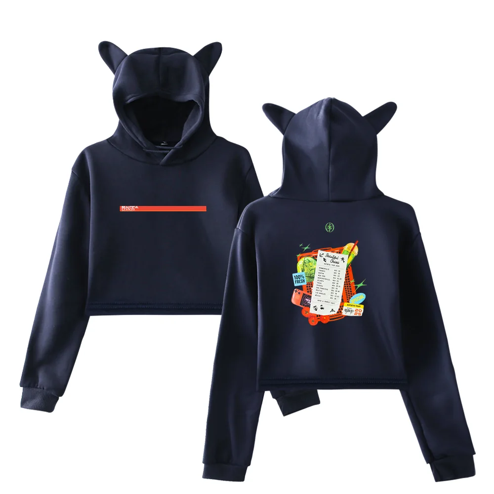 Katseye Cropped Hoodie #8 - Image 4