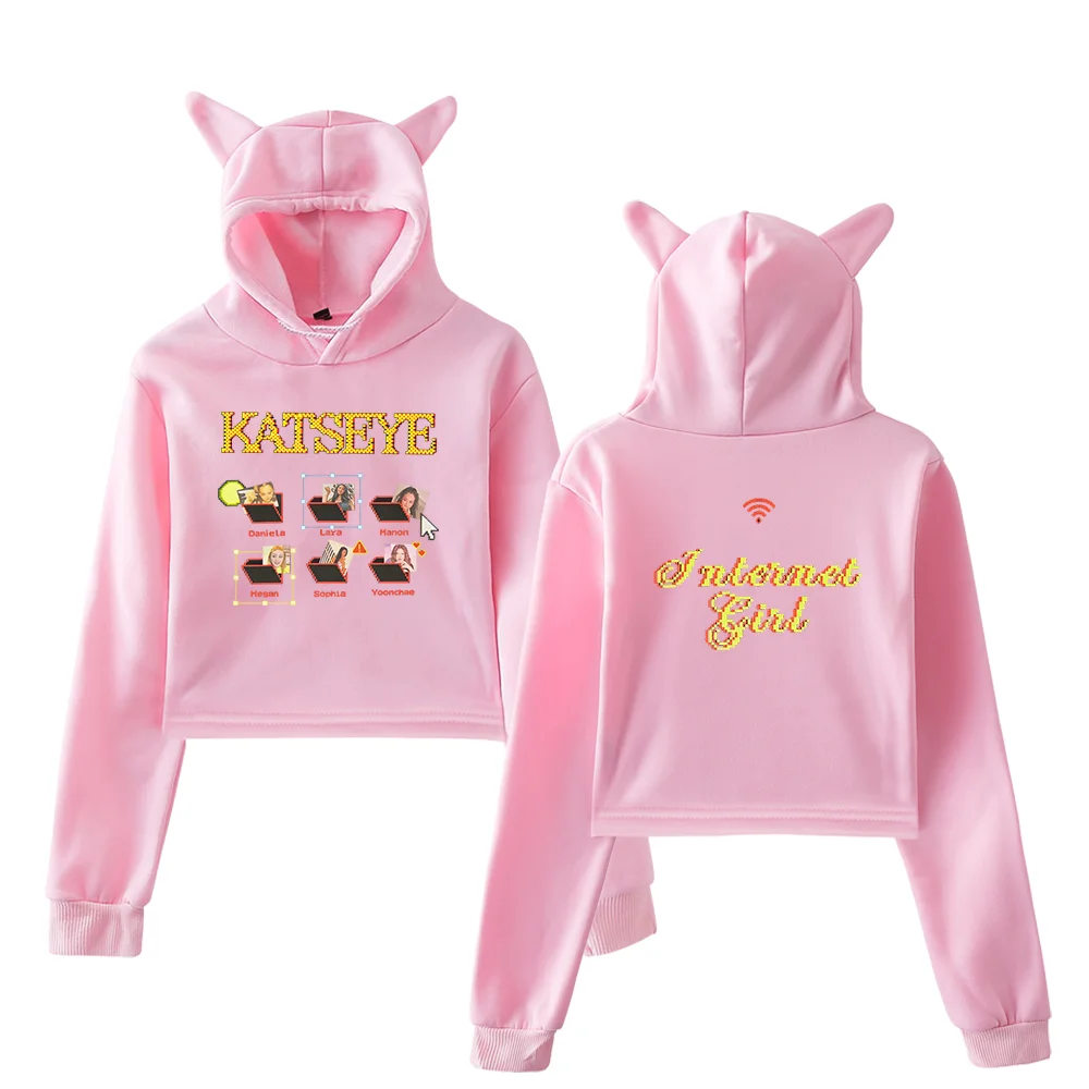 Katseye Cropped Hoodie #6 - Image 5