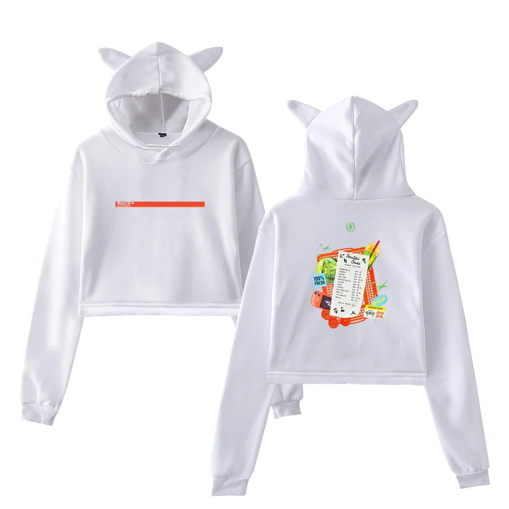 Katseye Cropped Hoodie #8 - Image 3