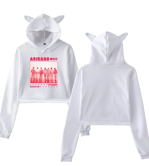 BTS Cropped Hoodie #1
