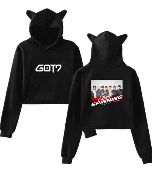 Got7 Cropped Hoodie #4