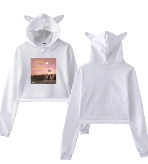 Illit Cropped Hoodie #1