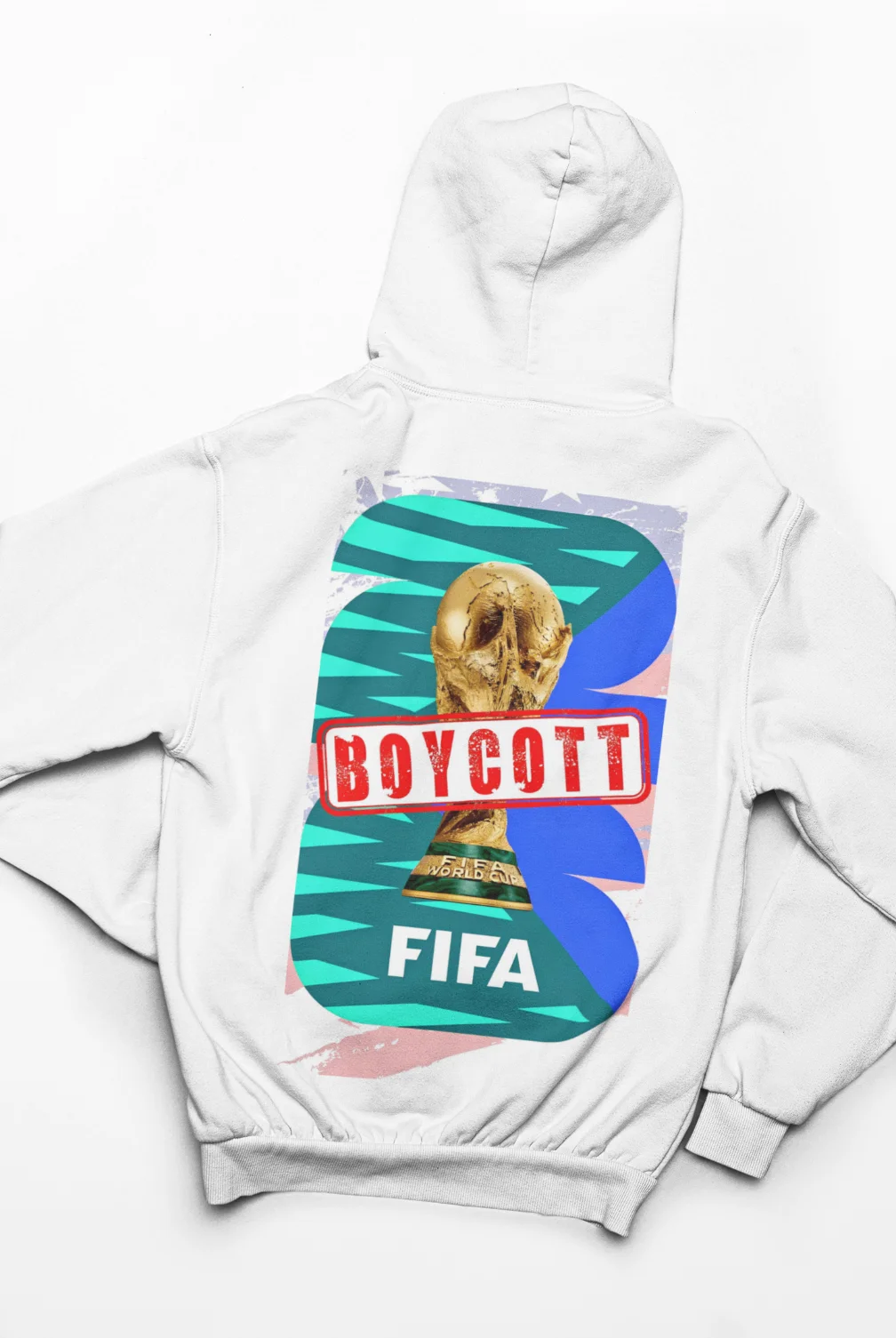 Boycott Fifa Hoodie #7 - Image 2