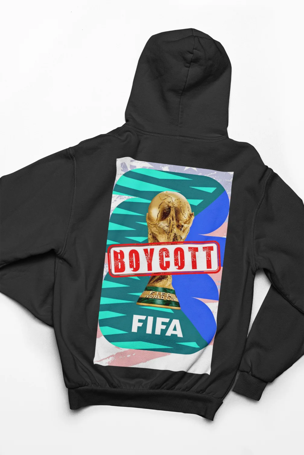 Boycott Fifa Hoodie #7 - Image 3