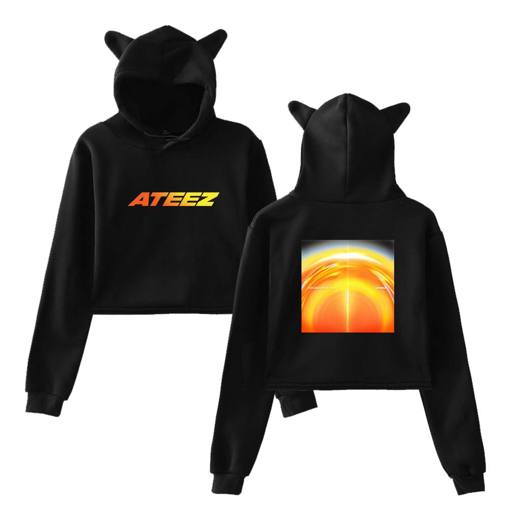 Ateez Cropped Hoodie #1 - Image 2