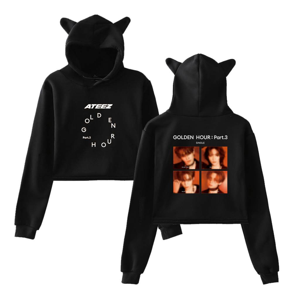 Ateez Cropped Hoodie #4