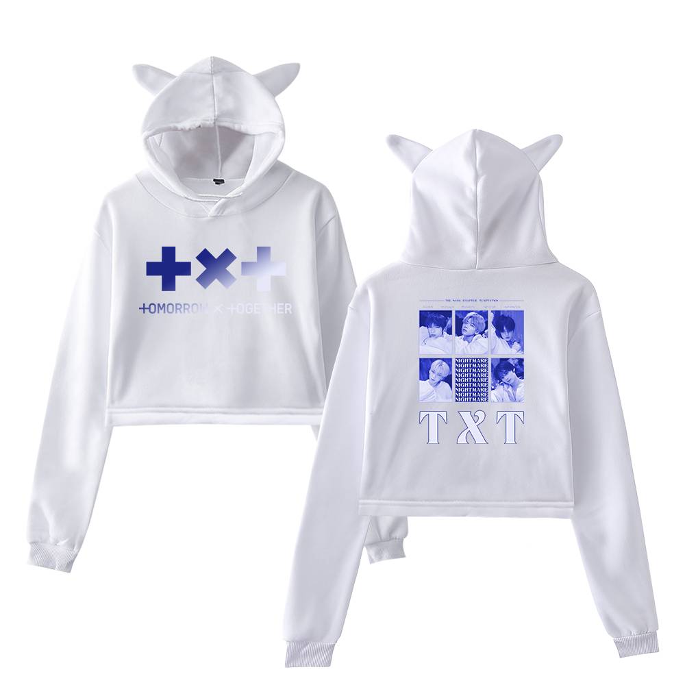 TXT Cropped Hoodie #4 - Image 2