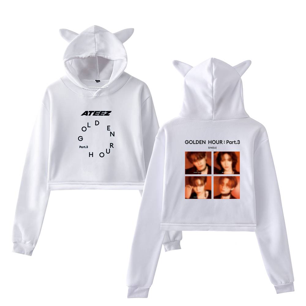 Ateez Cropped Hoodie #4 - Image 2