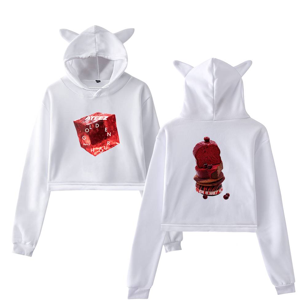 Ateez Cropped Hoodie #2 - Image 3