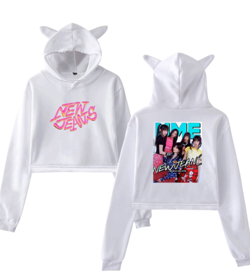 NewJeans Cropped Hoodie #4
