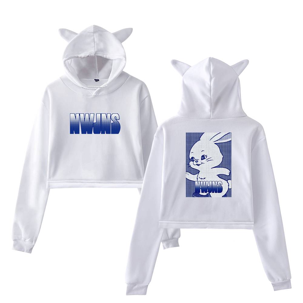 NewJeans Cropped Hoodie #1 - Image 3