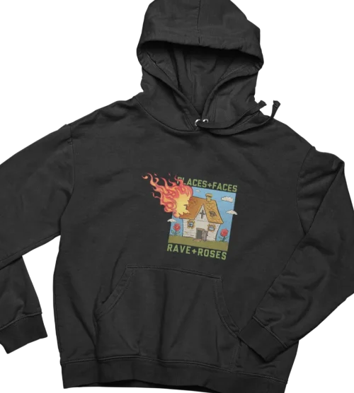 Black Hoodie - Collab Rema x Places + Faces