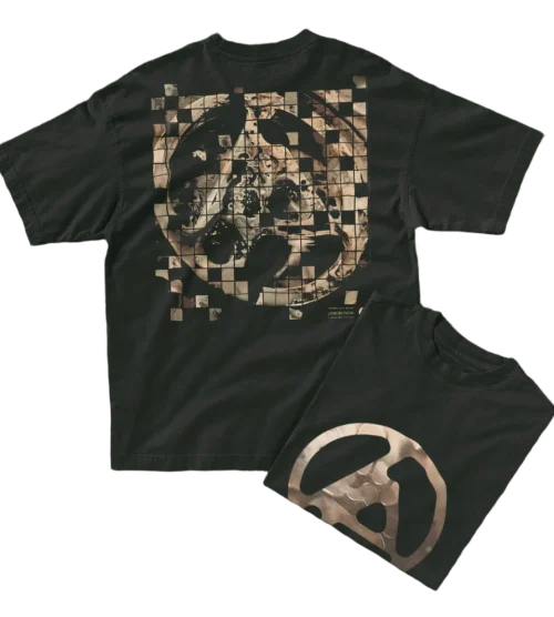 FZ Tile Glitch Graphite Black T-Shirt