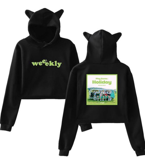 Weeekly Cropped Hoodie #4