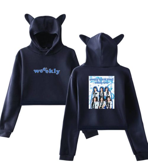 Weeekly Cropped Hoodie #2