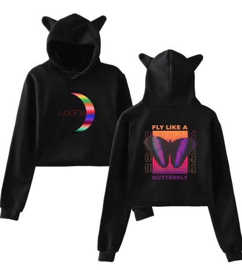 Loona Cropped Hoodie #1