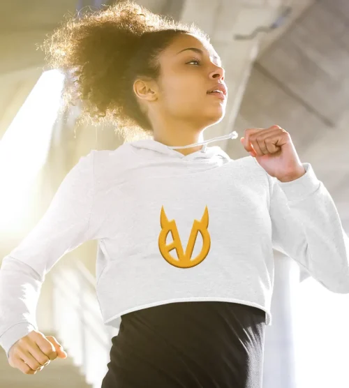 Badvillain Thriller Cropped Hoodie