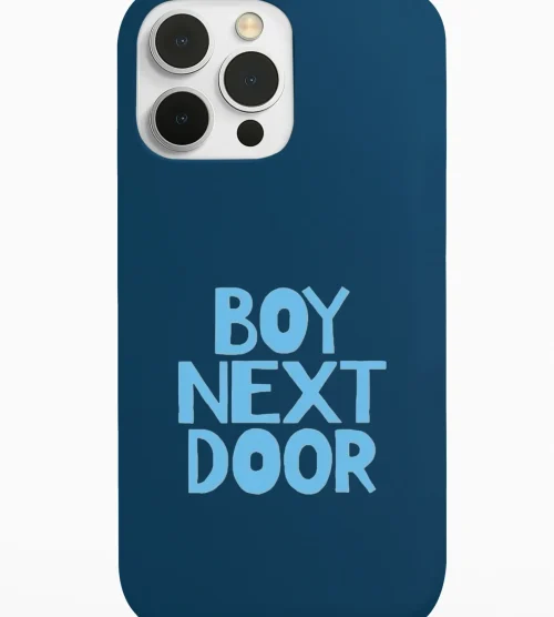 Boynextdoor Blue Block Logo Phone Case