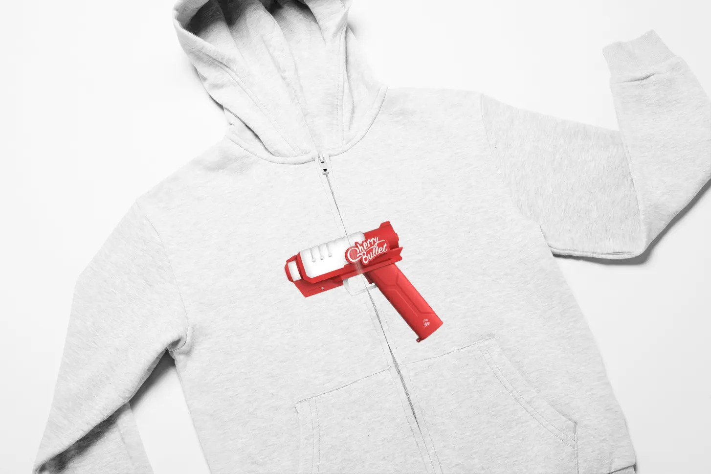 Cherry Bullet Cherry Gun Zip Hoodie - Image 2