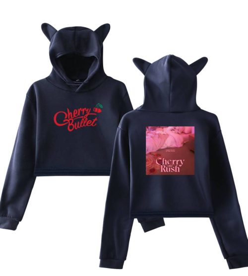Cherry Bullet Cherry Rush Cropped Hoodie