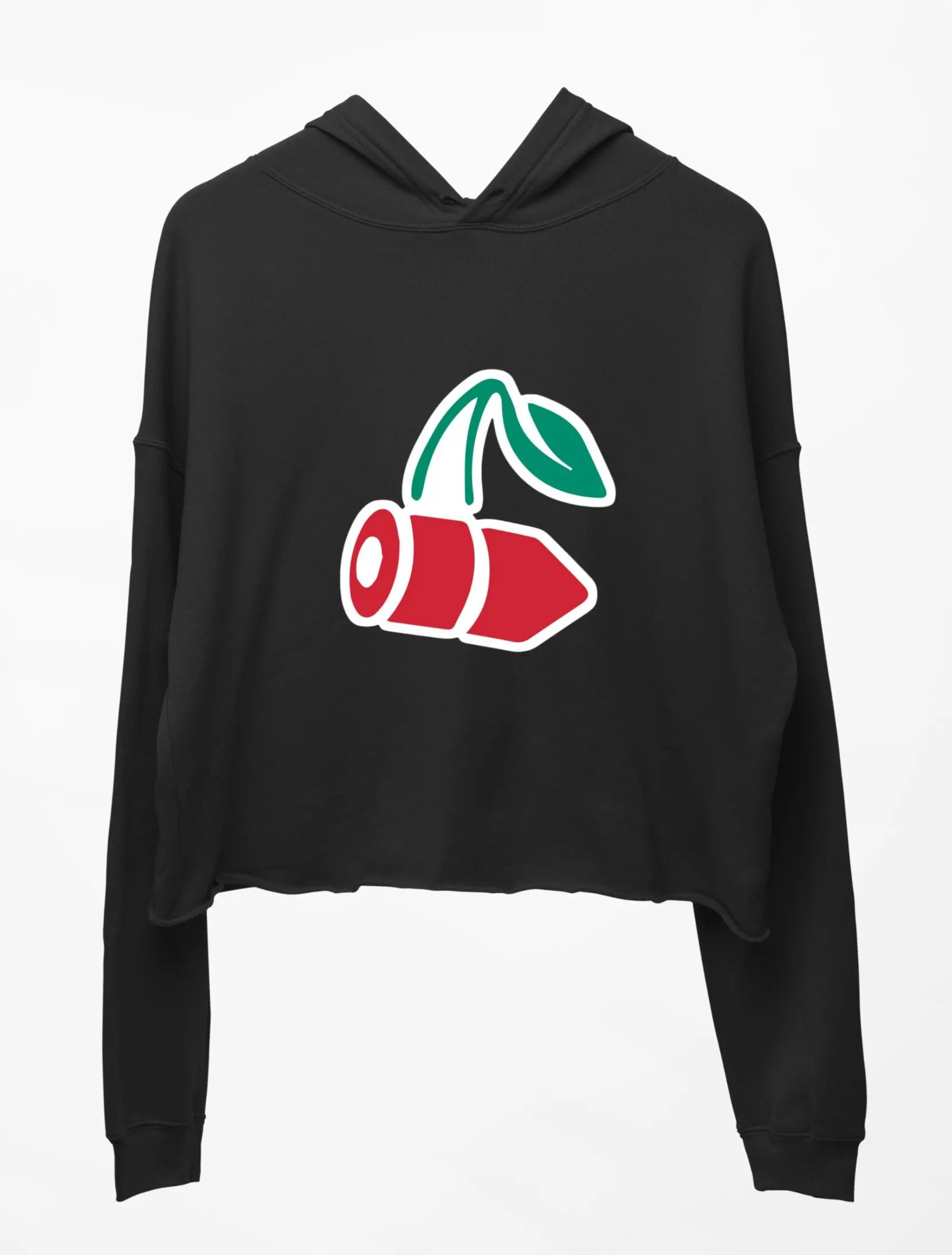 Cherry Bullet Cherry Rush Emblem Cropped Hoodie